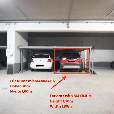 Neu Modernes Apartment In Top Lage, Free Parking Max 1,65M Hoehe Und 1,8M Breite カールスルーエ エクステリア 写真
