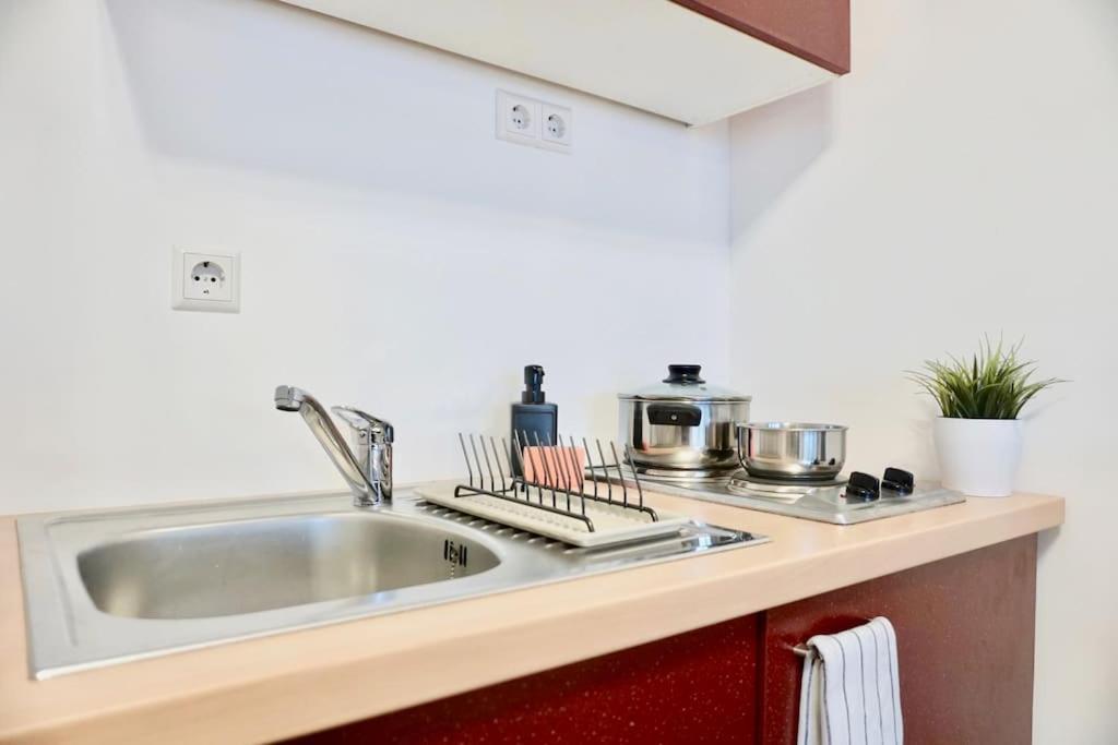 Neu Modernes Apartment In Top Lage, Free Parking Max 1,65M Hoehe Und 1,8M Breite カールスルーエ エクステリア 写真
